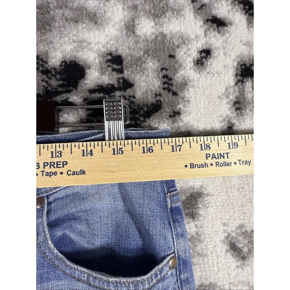 Eileen Fisher Jeans Womens Size 34x27 Light Wash Destroyed Organic Cotton Stretc - Picture 5 of 13